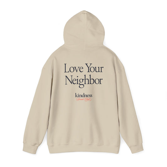 Love your Neighbor - By: Favio Moreno - Unisex Adult Hoodie (KSC, Reg, Light)