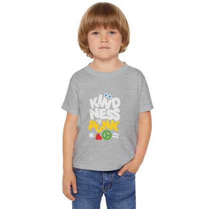 Peace, Love, and Punk Toddler Tee - by Favio Moreno - by Favio Moreno