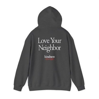 Love your Neighbor - By: Favio Moreno - Unisex Adult Hoodie (KSC, Reg, Rich)