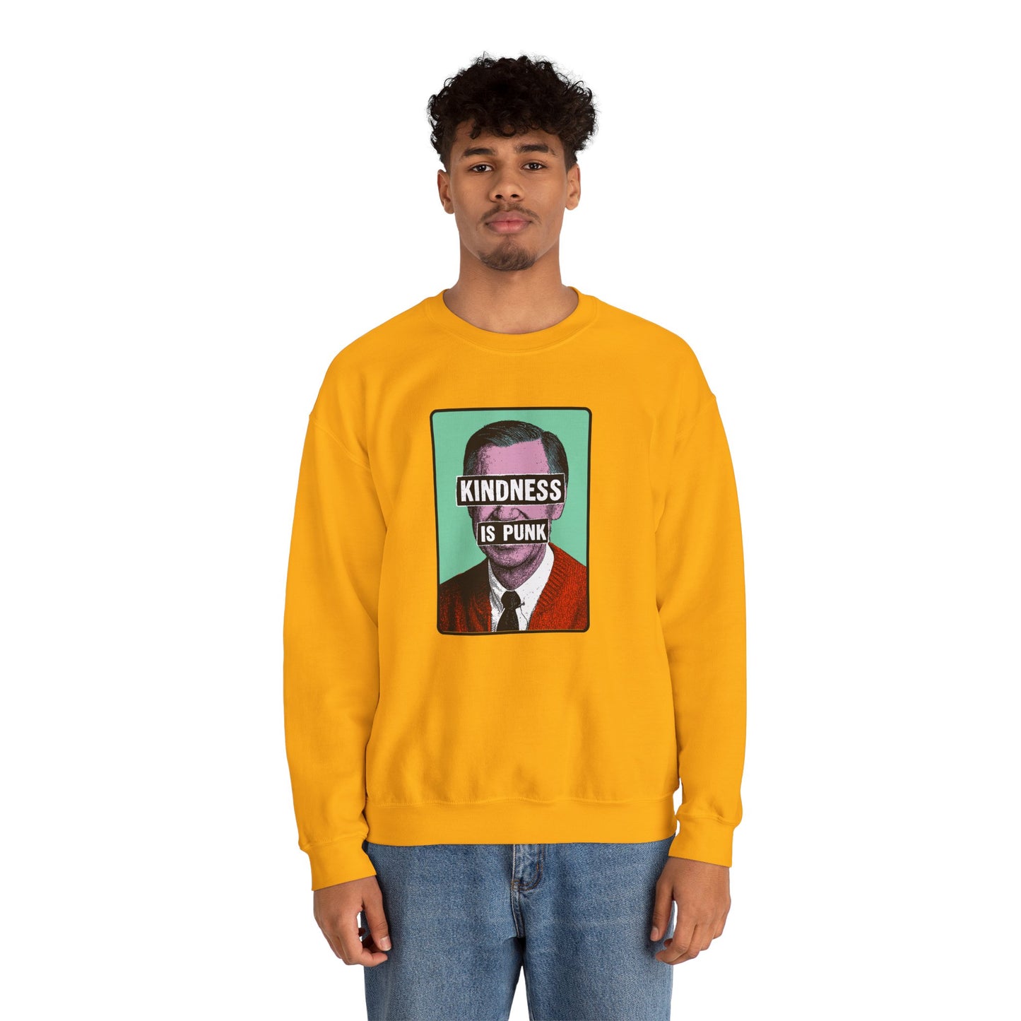 Unlikely Rebel Pop Art Edition Unisex Crew Sweatshirt (Green)