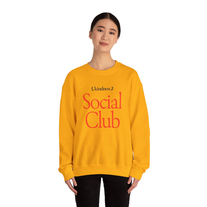 Kindness Social Club – By: Favio Moreno - Varsity Unisex Crew Sweatshirt (KSC Light)