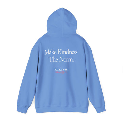 Make Kindness The Norm Unisex Adult Hoodie (Reg KSC Rich) By: Favio Moreno