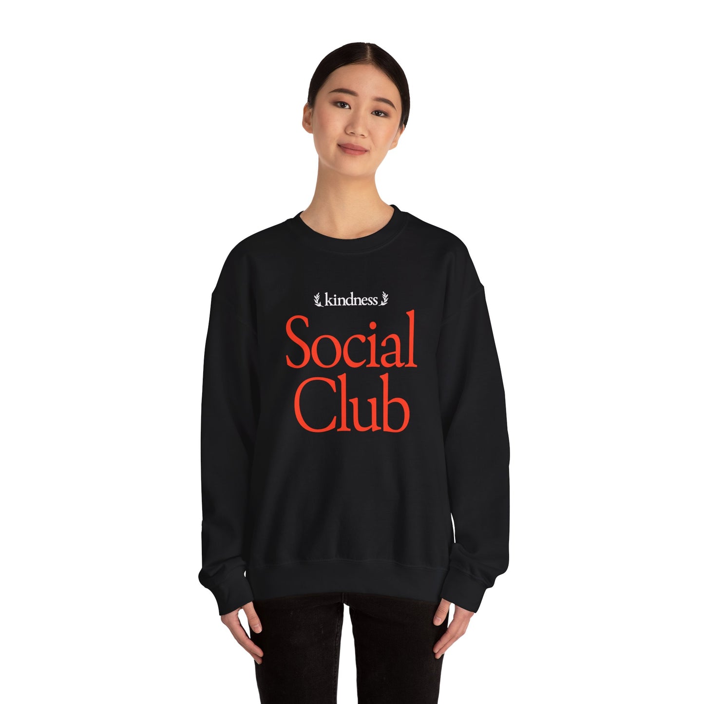 Kindness Social Club - By: Favio Moreno – Varsity Unisex Crew Sweatshirt (KSC Rich)