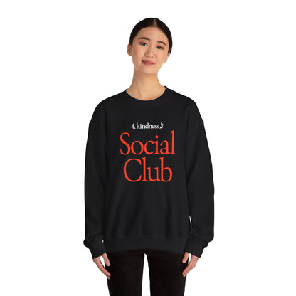 Kindness Social Club - By: Favio Moreno – Varsity Unisex Crew Sweatshirt (KSC Rich)