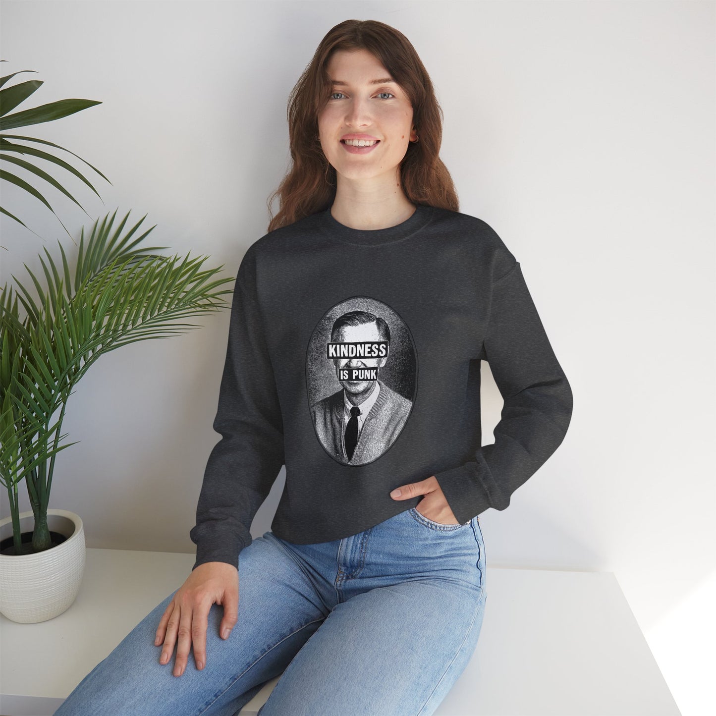 Unlikely Rebel Adult Sweatshirt- by Favio Moreno  Crewneck Sweatshirt
