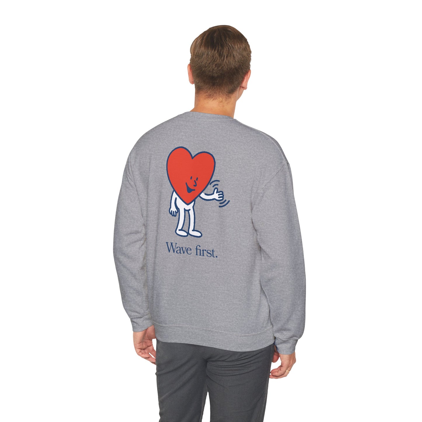 "Wave First" - Kindness Social Club - Crewneck Sweatshirt