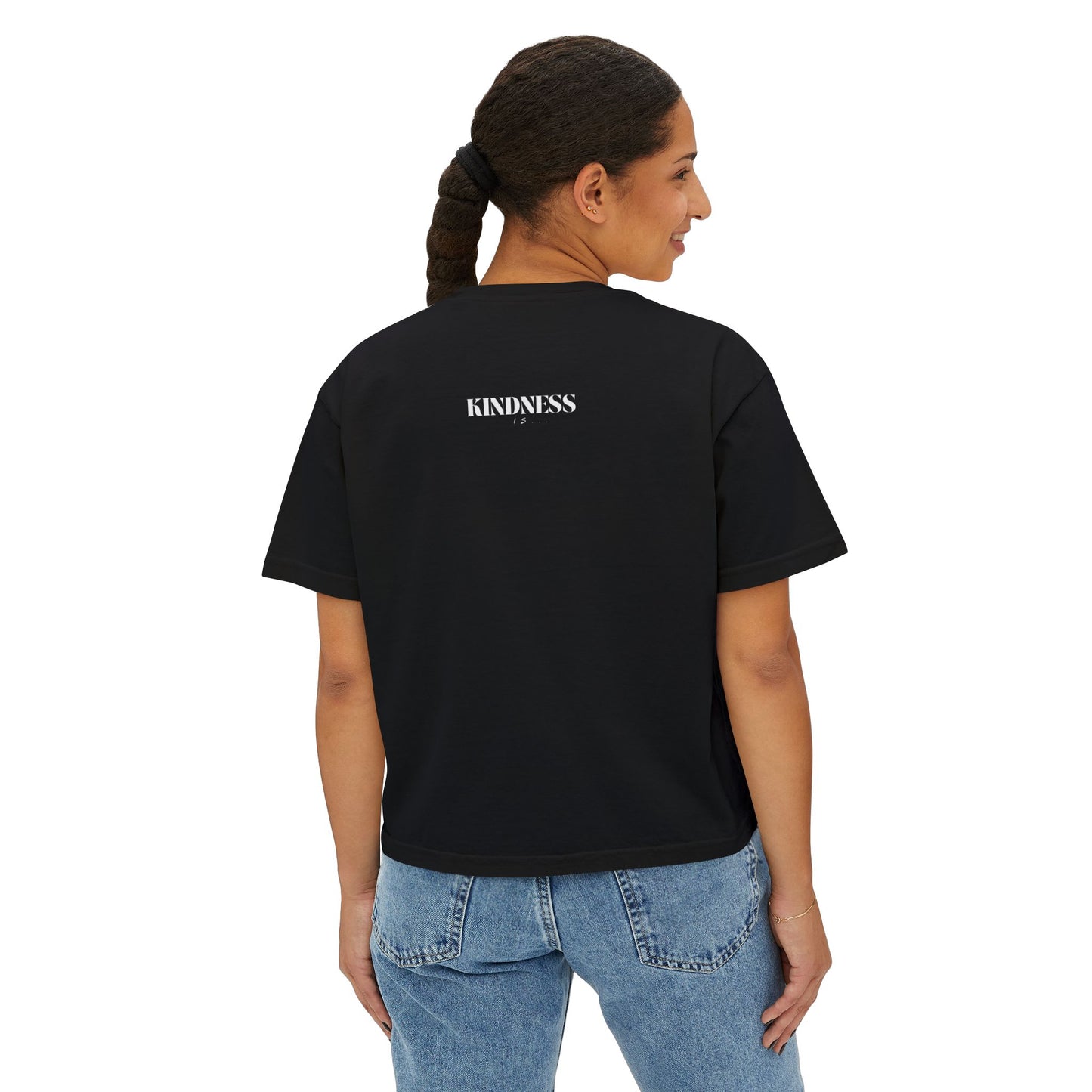 Yellow Signal -  Women's Boxy Tee by Favio Moreno