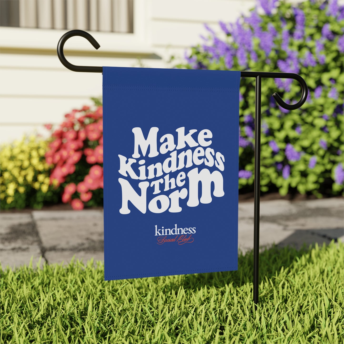 Make Kindness the Norm Garden Flag (Wavy, KSC) – By: Favio Moreno