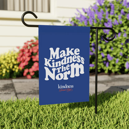 Make Kindness the Norm Garden Flag (Wavy, KSC) – By: Favio Moreno