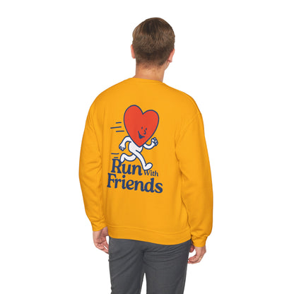 "Run with Friends" - Kindness Social Club - Crewneck Sweatshirt