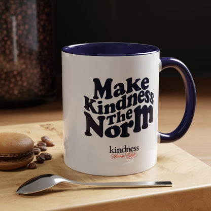 Make Kindness the Norm (Wavy, KSC) - 11oz Mug - By: Favio Moreno