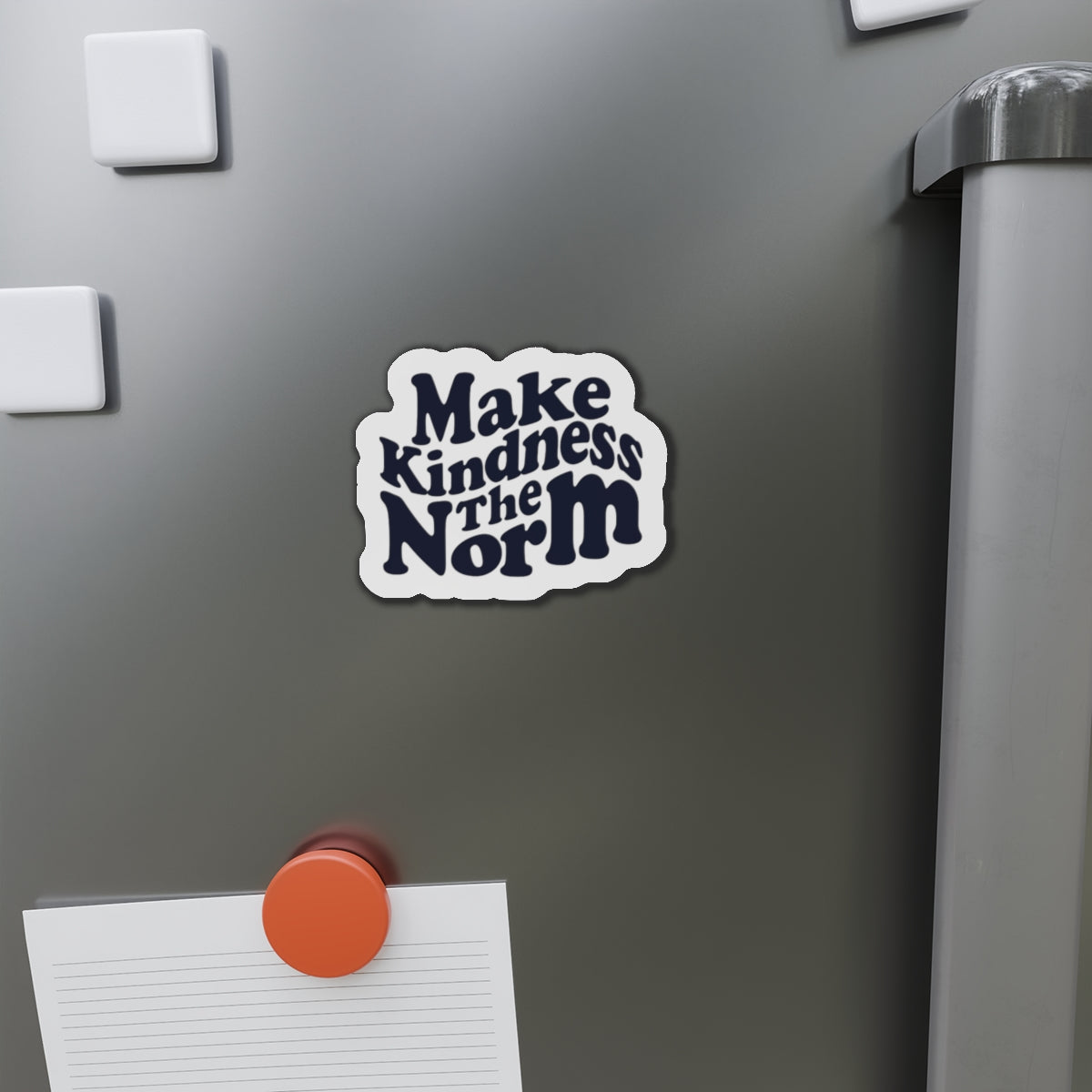 Make Kindness the Norm (Wavy. KSC) Magnet - 3x3 and 5x5 - By: Favio Moreno