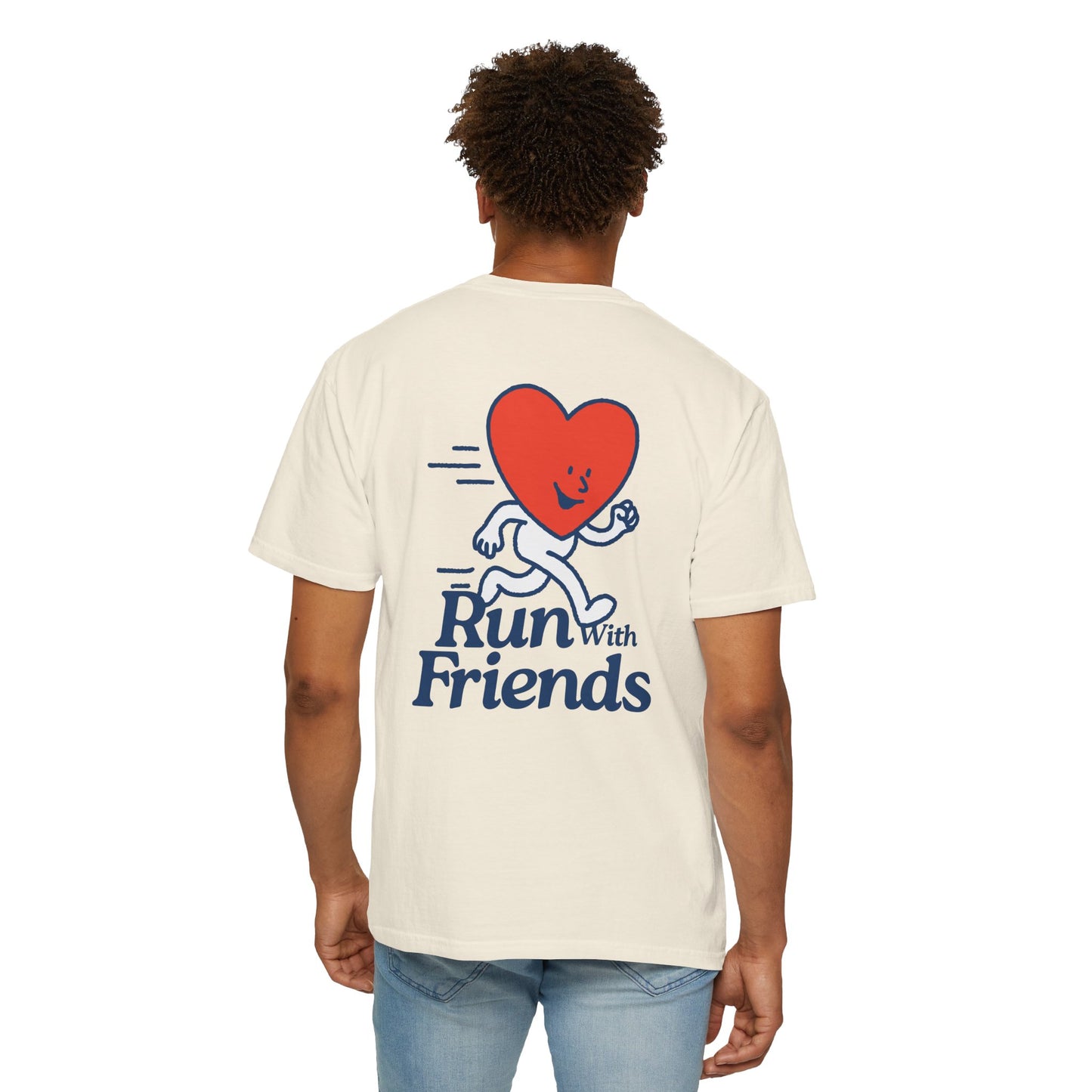 "Run With Friends" Heart - Kindness Social Club T-Shirt