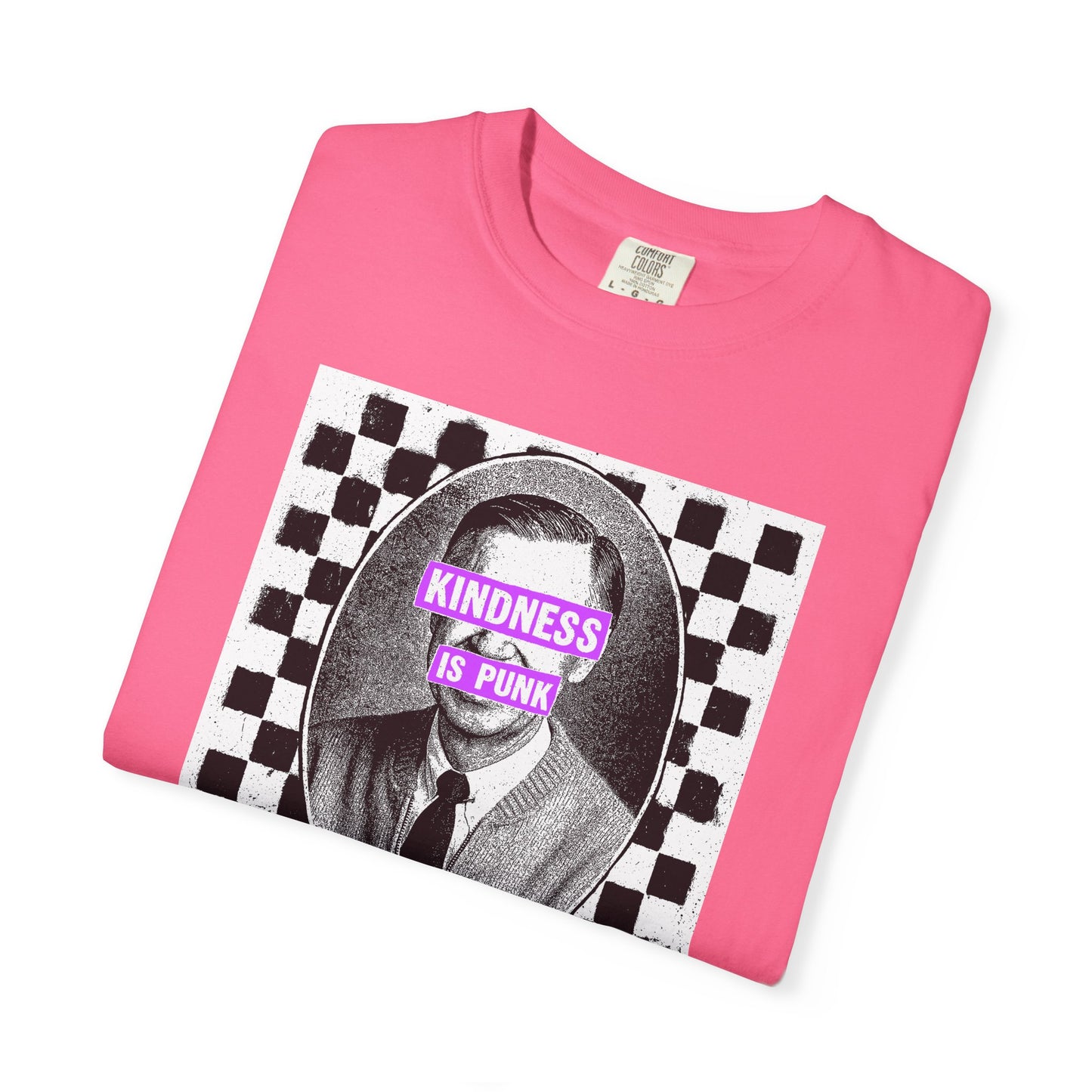 Unlikely Rebel Checkered Edition Unisex T-shirt (Violet)