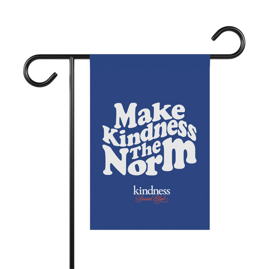Make Kindness the Norm Garden Flag (Wavy, KSC) – By: Favio Moreno