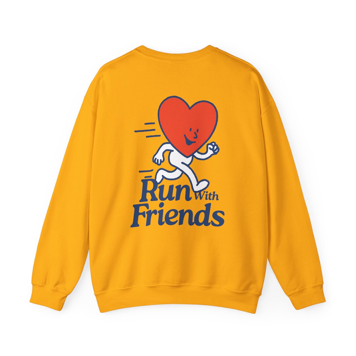 "Run with Friends" - Kindness Social Club - Crewneck Sweatshirt