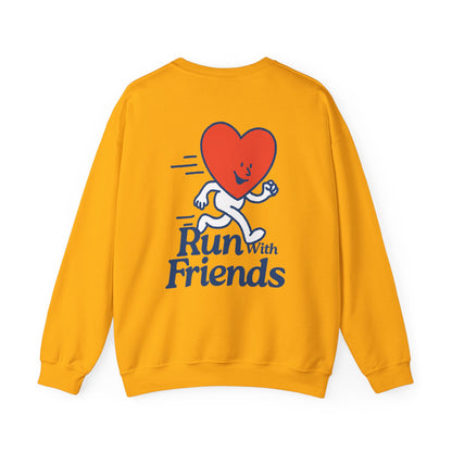 "Run with Friends" - Kindness Social Club - Crewneck Sweatshirt