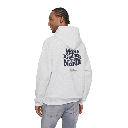 Make Kindness The Norm (Wavy) Unisex Adult Hoodie - By: Favio Moreno (KSC, Light)