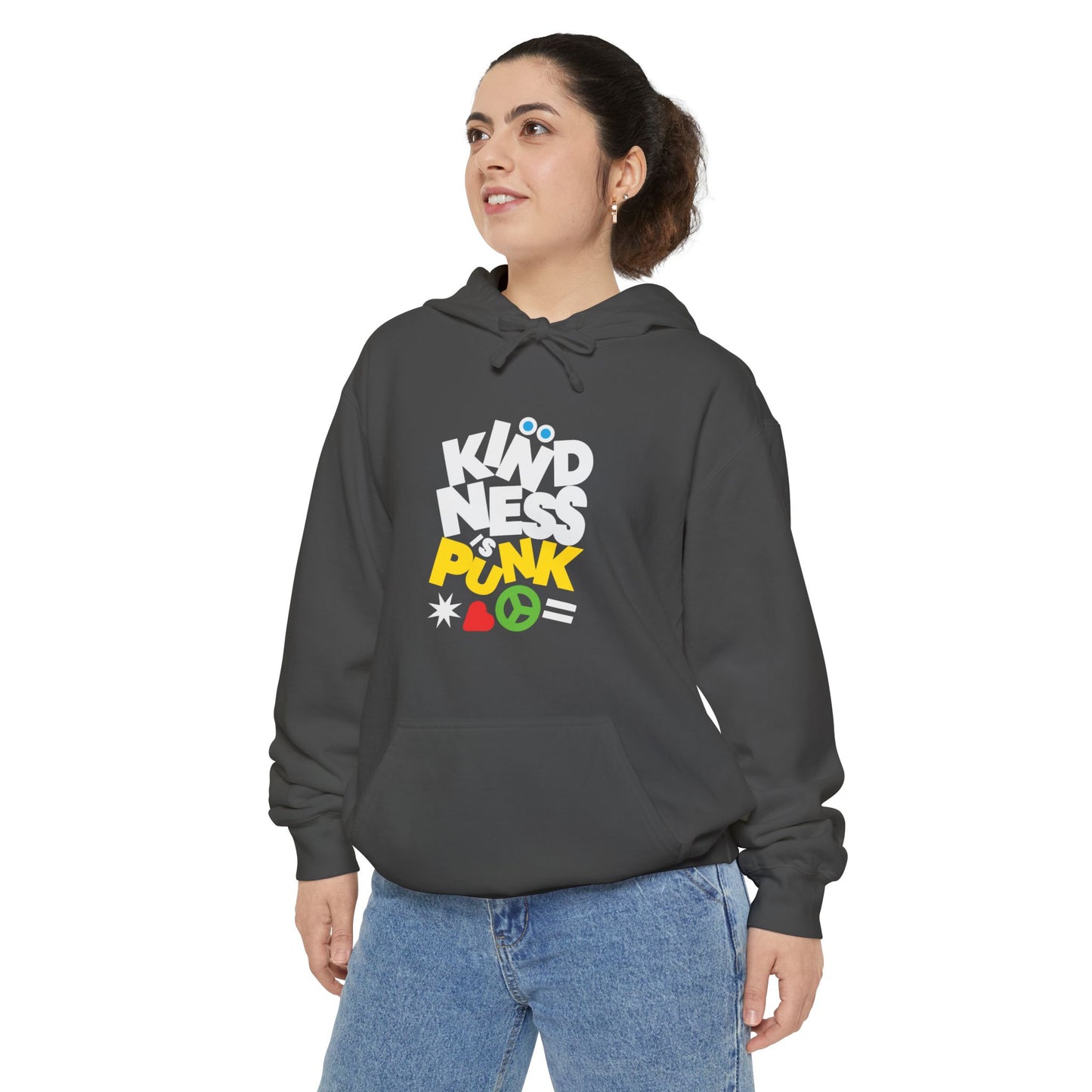 Peace, Love, and Punk Hoodie -  by Favio Moreno