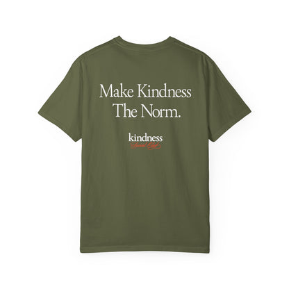 Make Kindness the Norm (Reg) Unisex T-Shirt (KSC Rich) - By: Favio Moreno