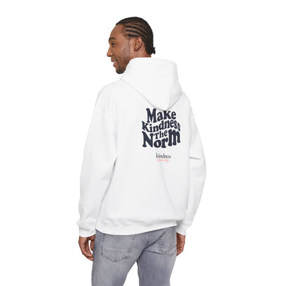 Make Kindness The Norm (Wavy) Unisex Adult Hoodie - By: Favio Moreno (KSC, Light)