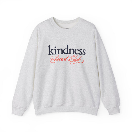 Kindness Social Club Classic Adult Crew Sweatshirt (KSC Light) - By: Favio Moreno