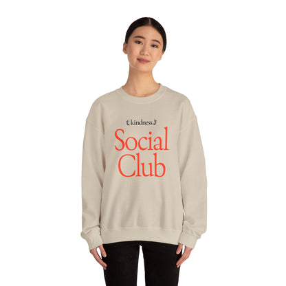 Kindness Social Club – By: Favio Moreno - Varsity Unisex Crew Sweatshirt (KSC Light)