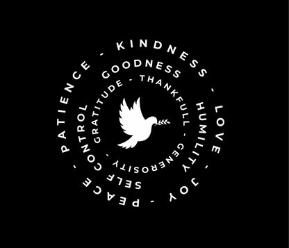 Peace Dove Circle Graphic Tee — "Be Kind To One Another"