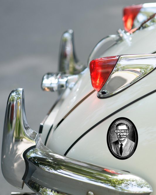 Unlikely Rebel Die Cut Bumper Sticker (5") - By Favio Moreno