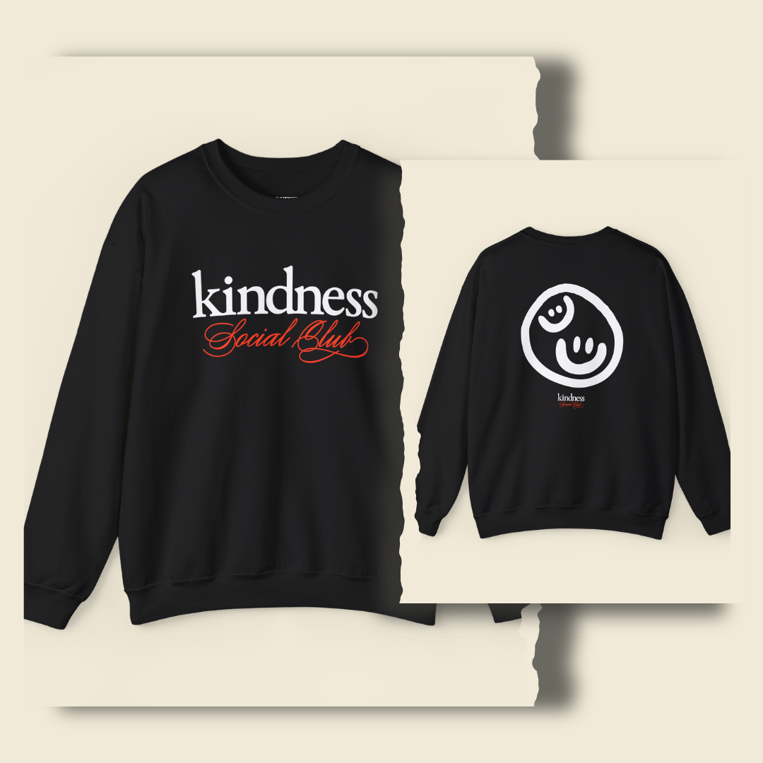 Kindness Social Club Classic Adult Crew Sweatshirt (KSC Rich) - By: Favio Moreno
