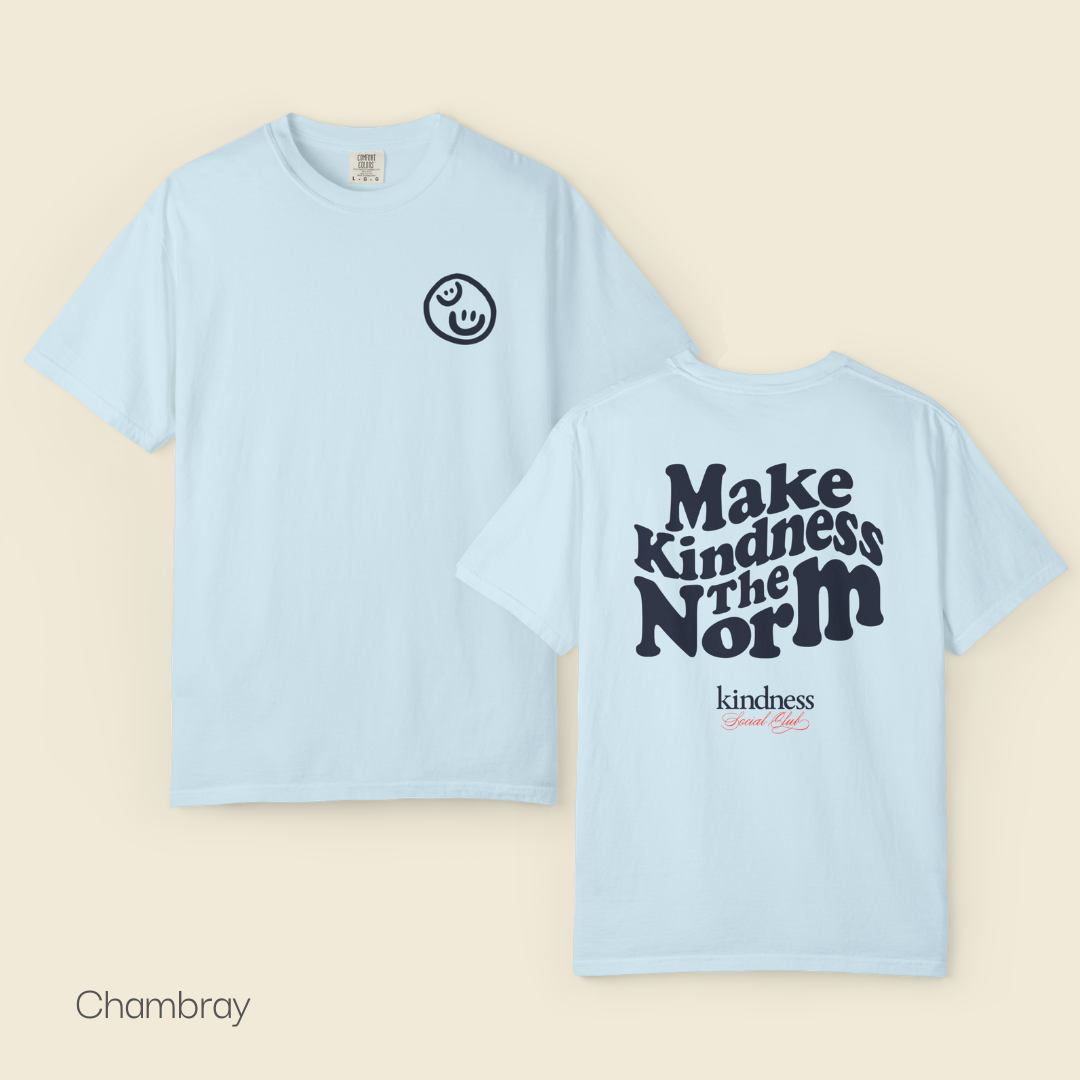 Make Kindness the Norm (Wavy) Unisex T-Shirt - By: Favio Moreno (KSC Light)