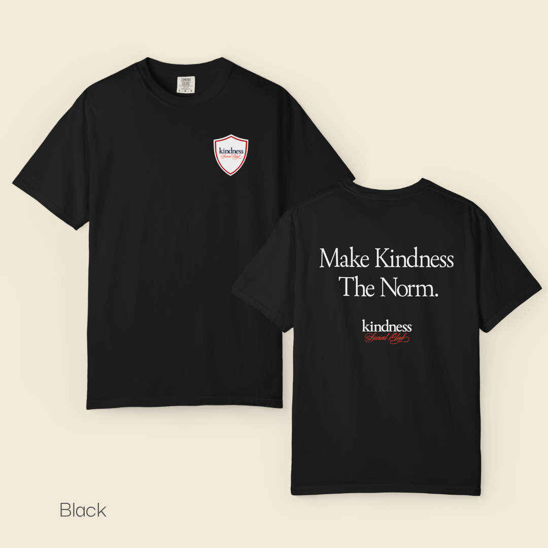 Make Kindness the Norm (Reg) Unisex T-Shirt (KSC Rich) - By: Favio Moreno