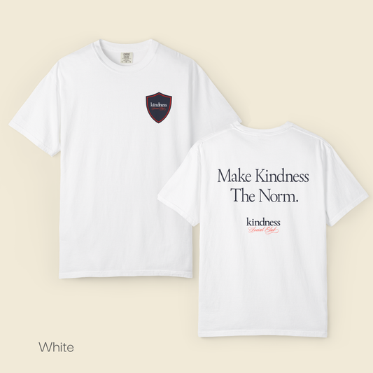 Make Kindness the Norm (Reg) Unisex T-Shirt (KSC Light Colors) - By: Favio Moreno