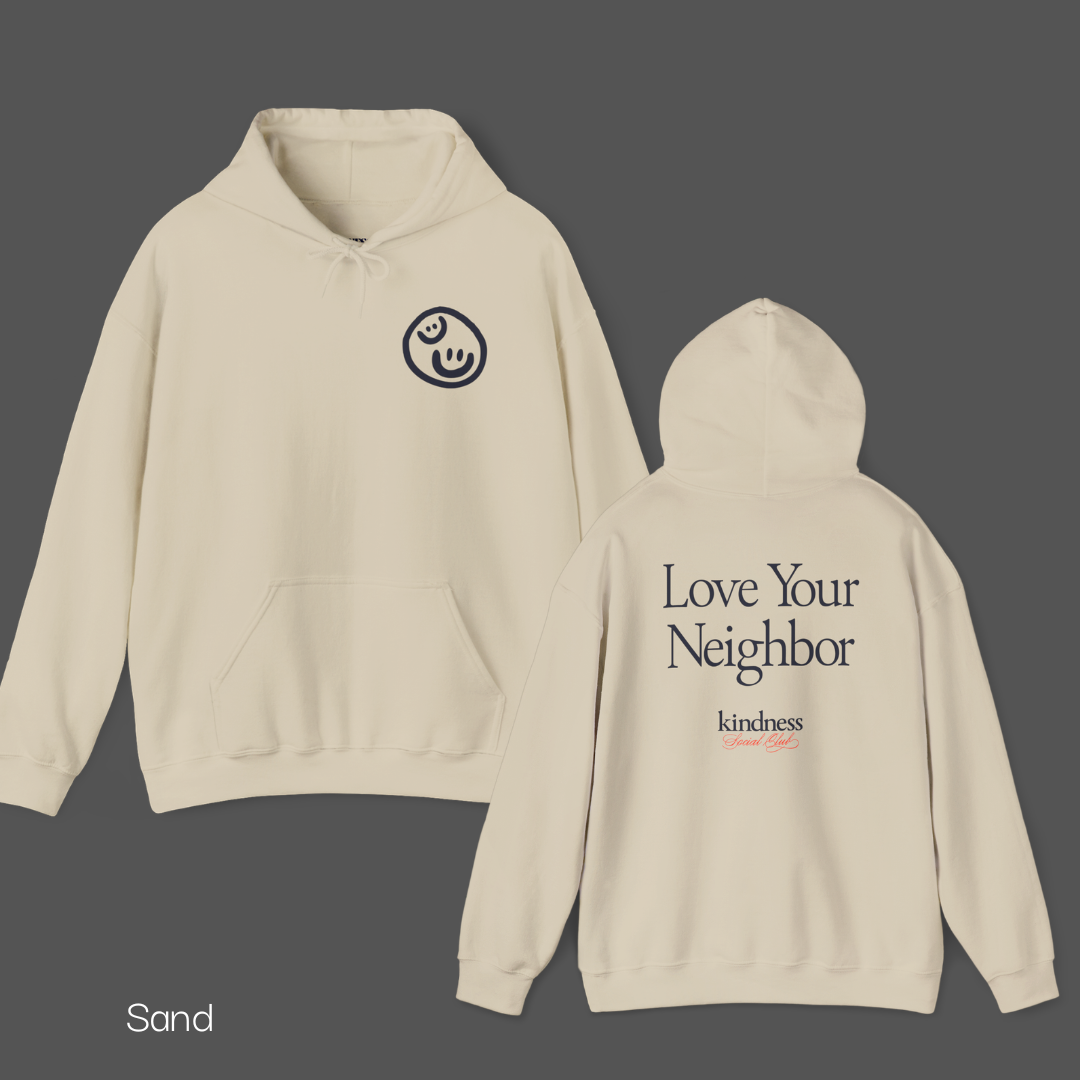 Love your Neighbor - By: Favio Moreno - Unisex Adult Hoodie (KSC, Reg, Light)