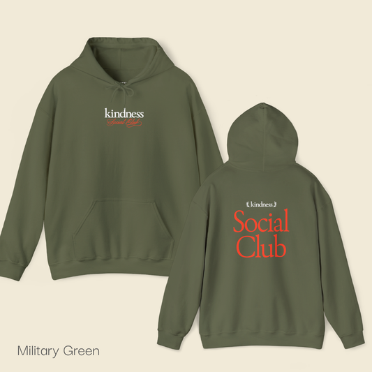 Kindness Social Club – Varsity Unisex Adult Hoodie (KSC Rich Colors)