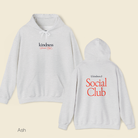 Kindness Social Club – Varsity Unisex Adult Hoodie (KSC Light)
