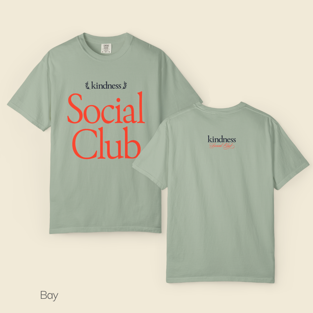 Kindness Social Club – By: Favio Moreno - Varsity Unisex T-Shirt (KSC Light)