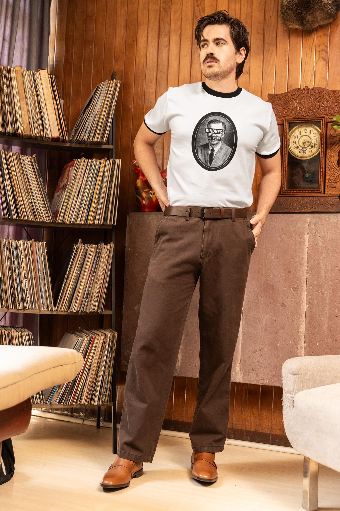 Unlikely Rebel - by Favio Moreno - Unisex Adult Ringer T-shirt