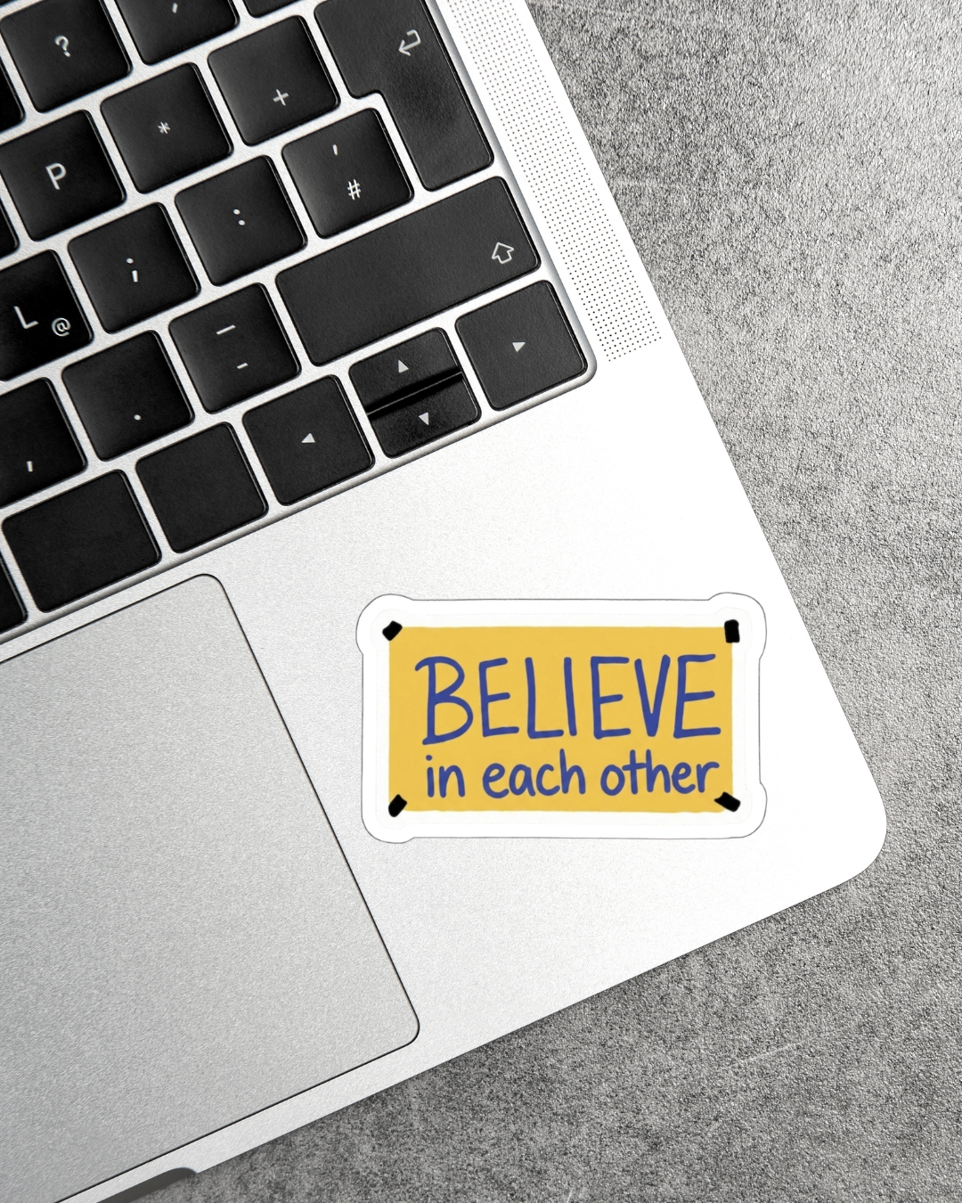 "Believe in Each Other" Die Cut Sticker