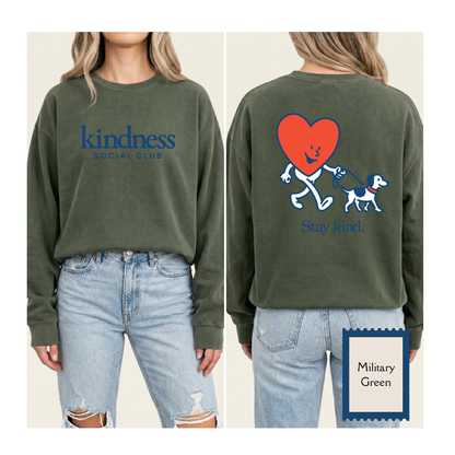 "Stay Kind" - Kindness Social Club - Crewneck Sweatshirt