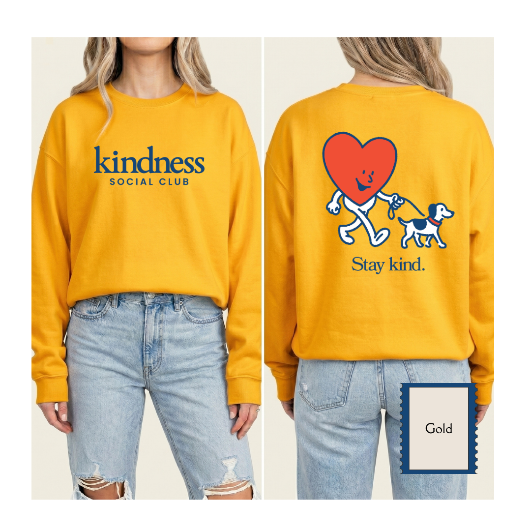 "Stay Kind" - Kindness Social Club - Crewneck Sweatshirt