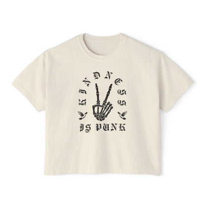 Gothic Dove Kindness -  Women's Boxy Tee by Favio Moreno