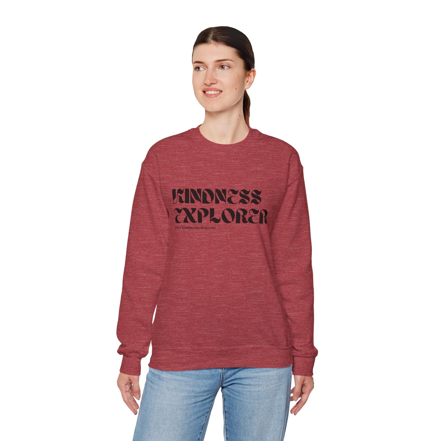 Kindness Explorer Crewneck Adult Sweatshirt