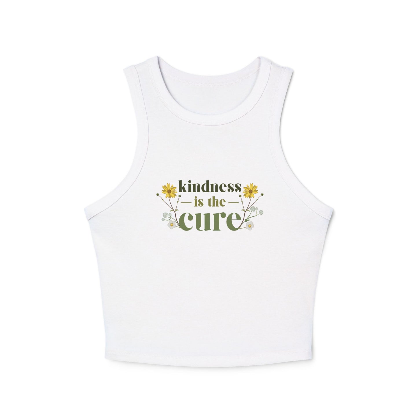 The Cure - Floral Racer Tank