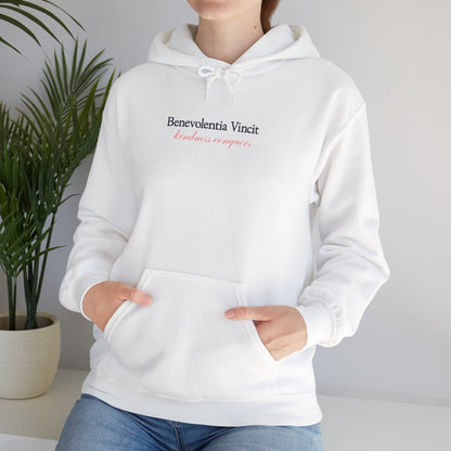 Kindness Conquers Unisex Adult Hoodie - By: Favio Moreno (KSC Light)