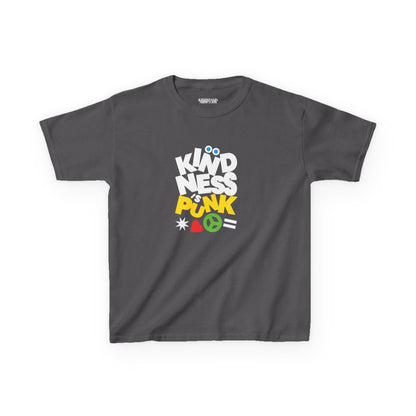Peace, Love, and Punk Kid's T-shirt - by Favio Moreno