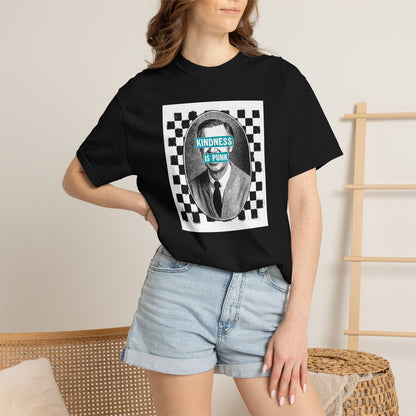 Unlikely Rebel Checkered Edition Unisex T-shirt (Blue)