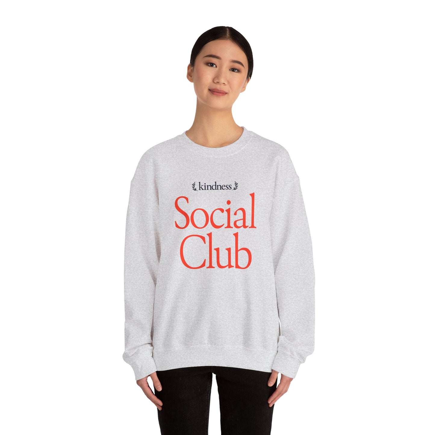 Kindness Social Club – By: Favio Moreno - Varsity Unisex Crew Sweatshirt (KSC Light)