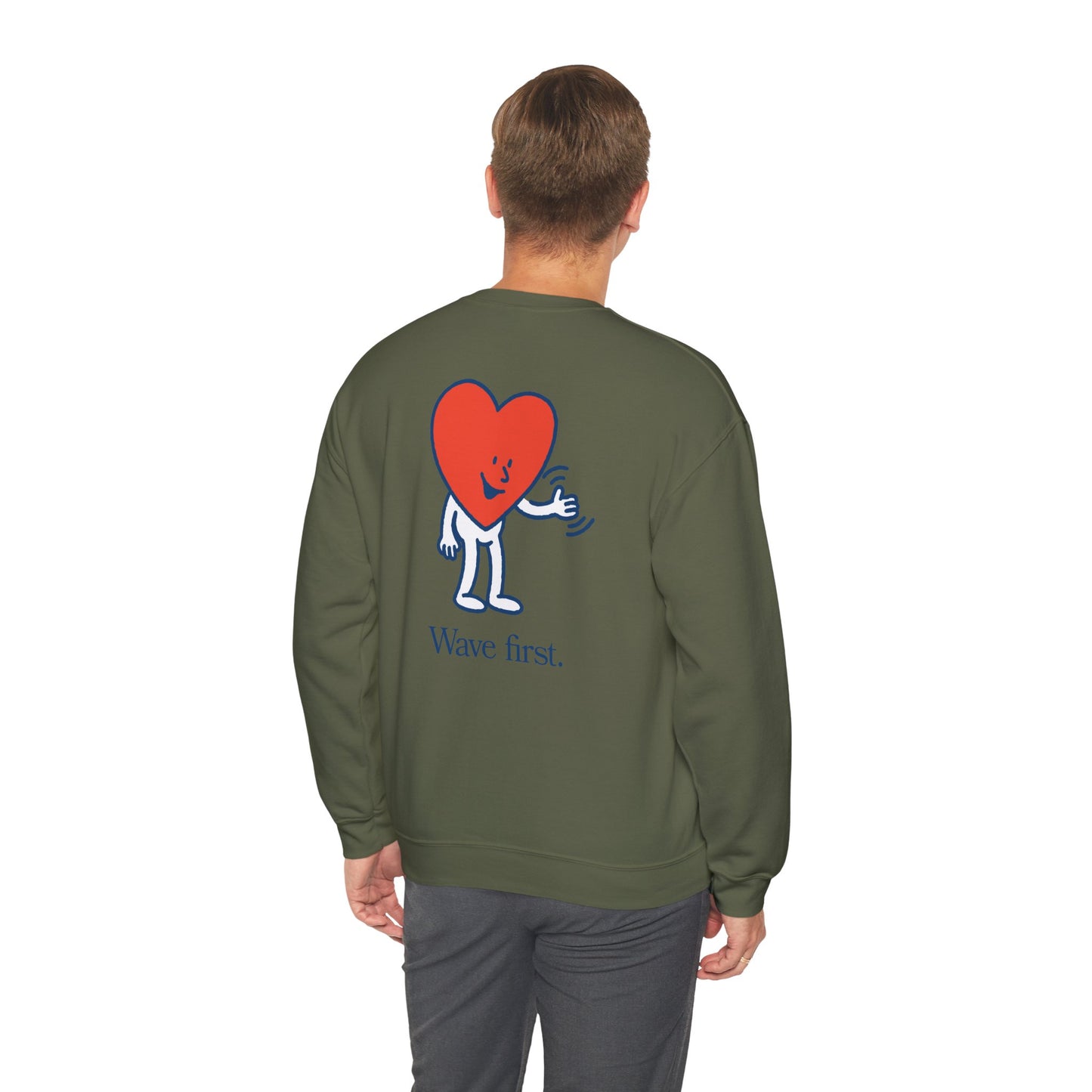 "Wave First" - Kindness Social Club - Crewneck Sweatshirt
