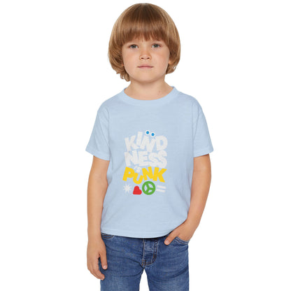 Peace, Love, and Punk Toddler Tee - by Favio Moreno - by Favio moreno